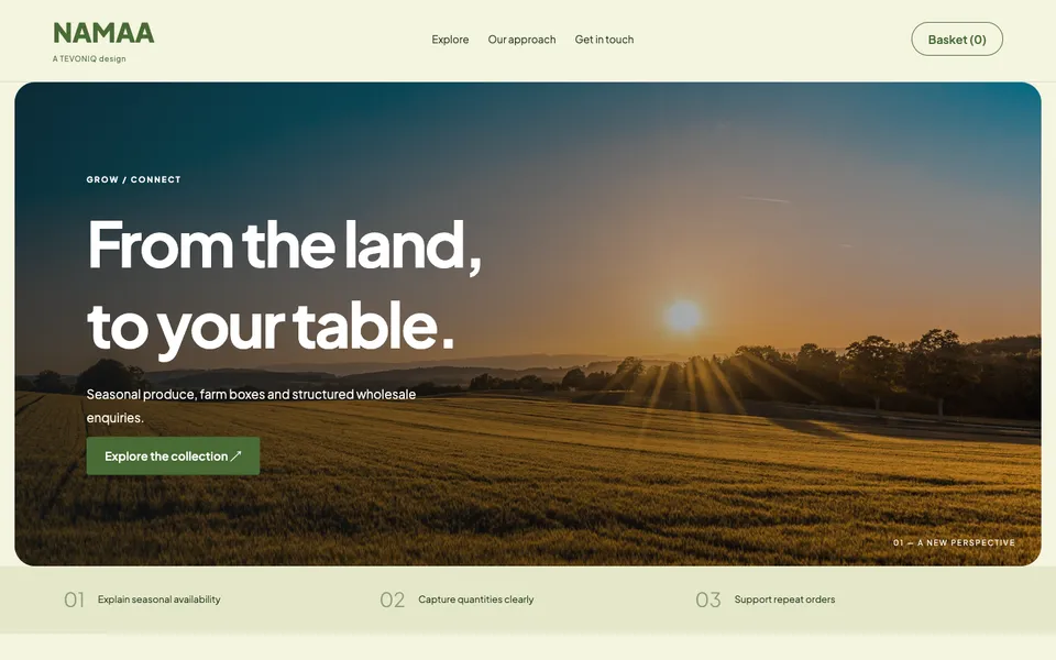 Farm & seasonal produce