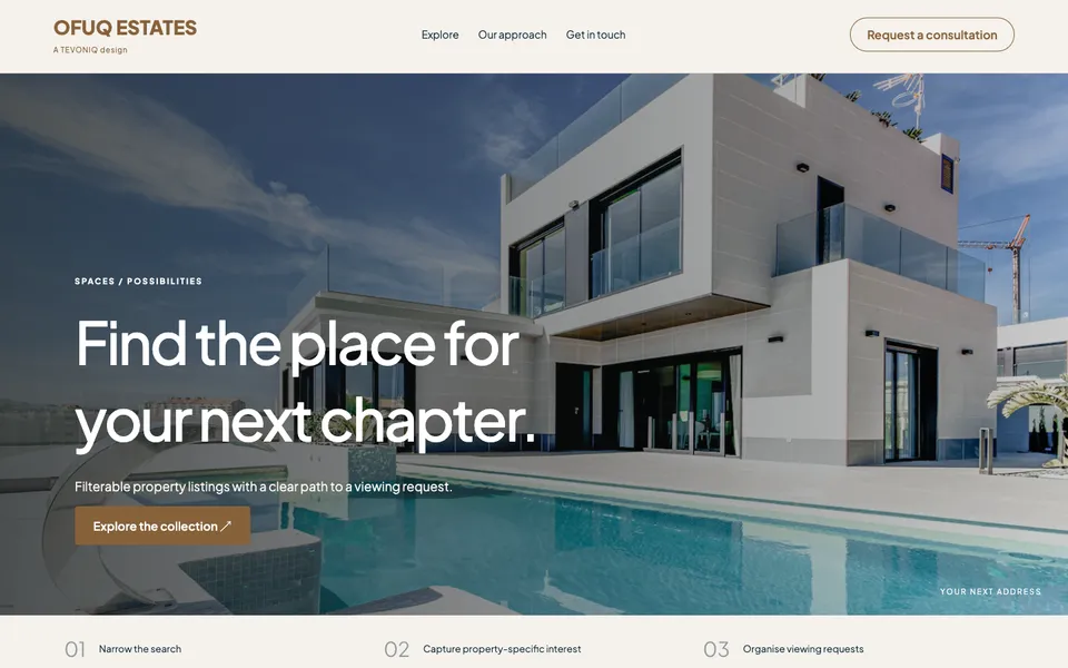Property listings & viewings